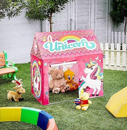 Spark Imagination and Adventure with the Honey Unicorn Multicolor Tent House!