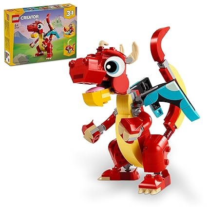 Unleash Your Inner Dragon Builder with the LEGO Creator Mighty Dragon 3-in-1 Set!