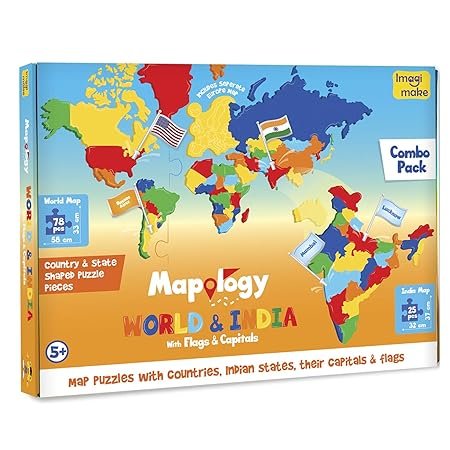 Conquer Geography Games: Spark a Love of Learning with the Imagimake World Map Puzzle